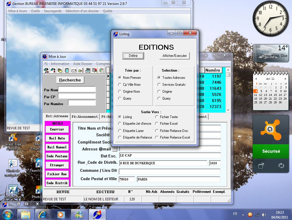 WGESTA | EDITIONS  D'ETIQUETTES OU DE LISTING